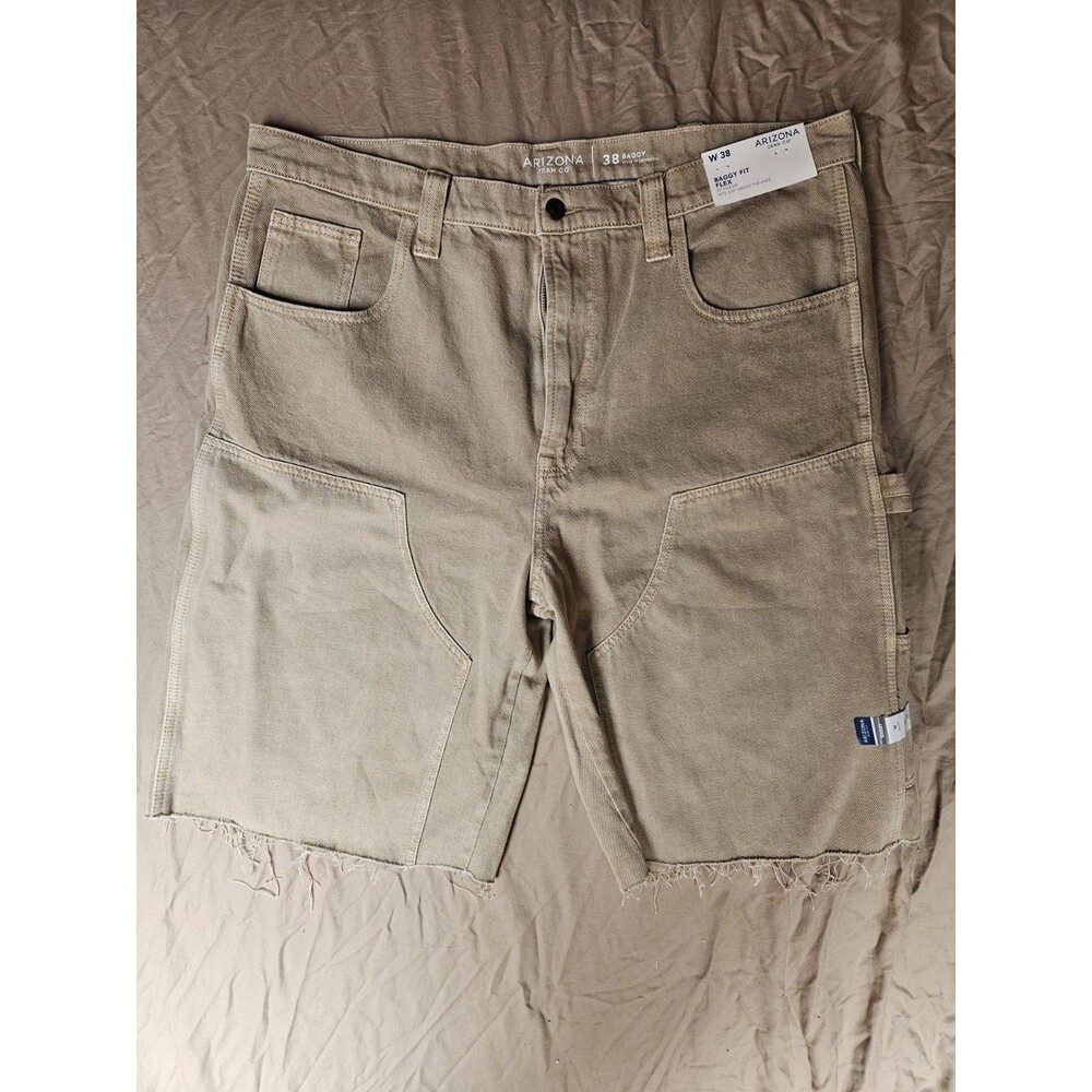 Arizona Jean Co Denim Baggy Fit Shorts 10” Size W38